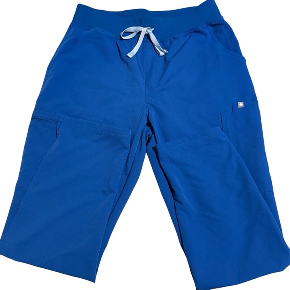 Figs Pants - women's Royal Blue Yola™ High Waisted 2.0 - Skinny Scrub Pants
